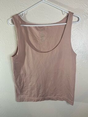 a new day Blush Pink Scoop Neck Tank Top